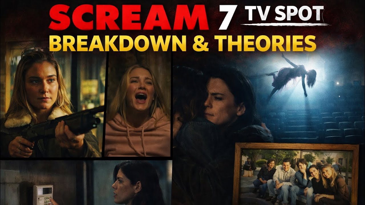 SCREAM 7 New TV Spots Breakdown 👀 Hidden Clues, Stu Macher Teases & Theater Horror 🎭🩸