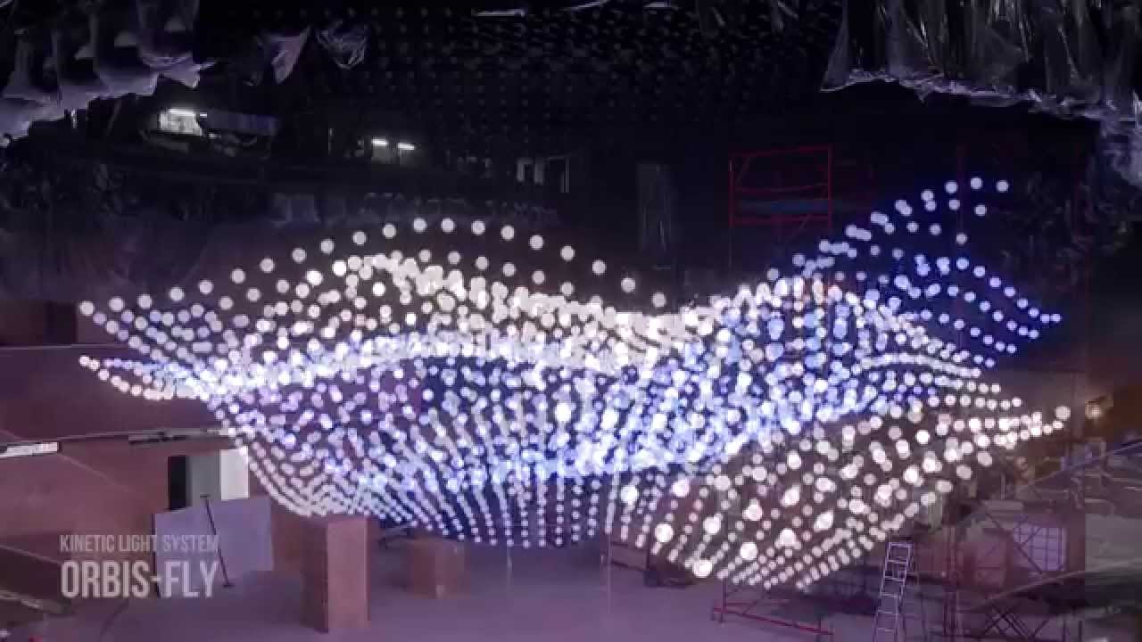 Светодиодная кинетическая люстра для "Ленинград центра" (timeline.ru ...