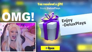 So I Gifted Skins To Fortnite Streamers If They Danced