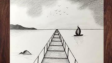 Cách vẽ tranh PHONG CẢNH BIỂN đơn giản mà đẹp | how to draw scenery #vetranhphongcanh #vetranh