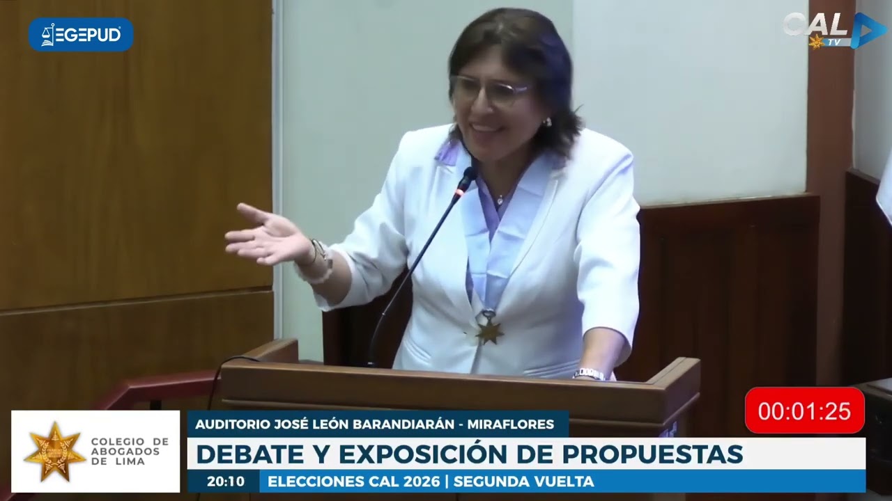 Delia Espinoza responde: “Nuestro lema, dignidad del abogado, es transparencia total”