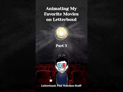 Animating my favorite Movies on Letterboxd pt. 3 🎬 #shorts #letterboxd #animation #movies