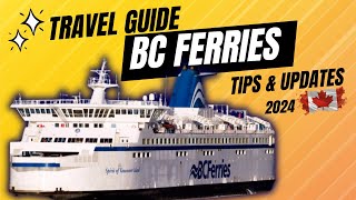 Travel Guide BC Ferries Tips & Updates 2024