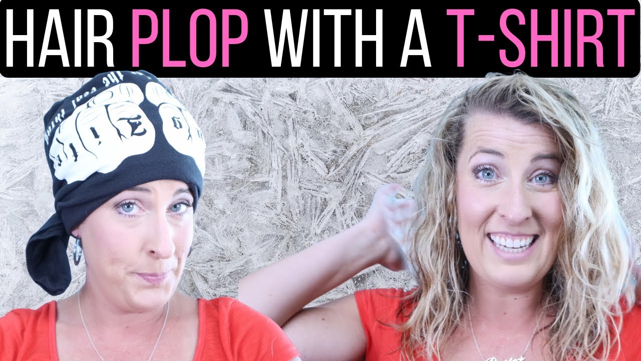 Hair Plop with a TShirt Hair Plopping Tutorial Enhance Your Natural Curls YouTube