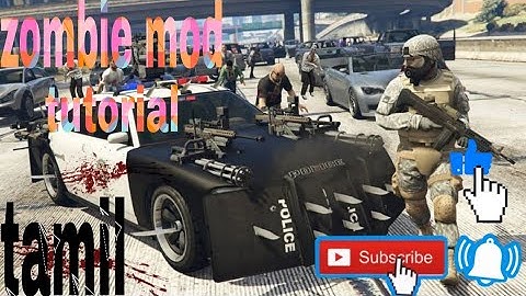 how to install zombie mod in gta 5 | tamil | tutorial