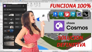 ✔ Solución Definitiva Chaos Cosmos  Revit | 3Ds Max | SketchUp | Maya | Rhino | Cinema 4D ✔