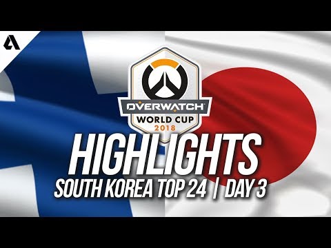 Finland vs Japan | Overwatch World Cup 2018 Incheon Qualifier Day 3