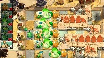 Plants vs. Zombies 2 - Ancient Egypt - Last Stand I [PvZ 2 Walkthrough]