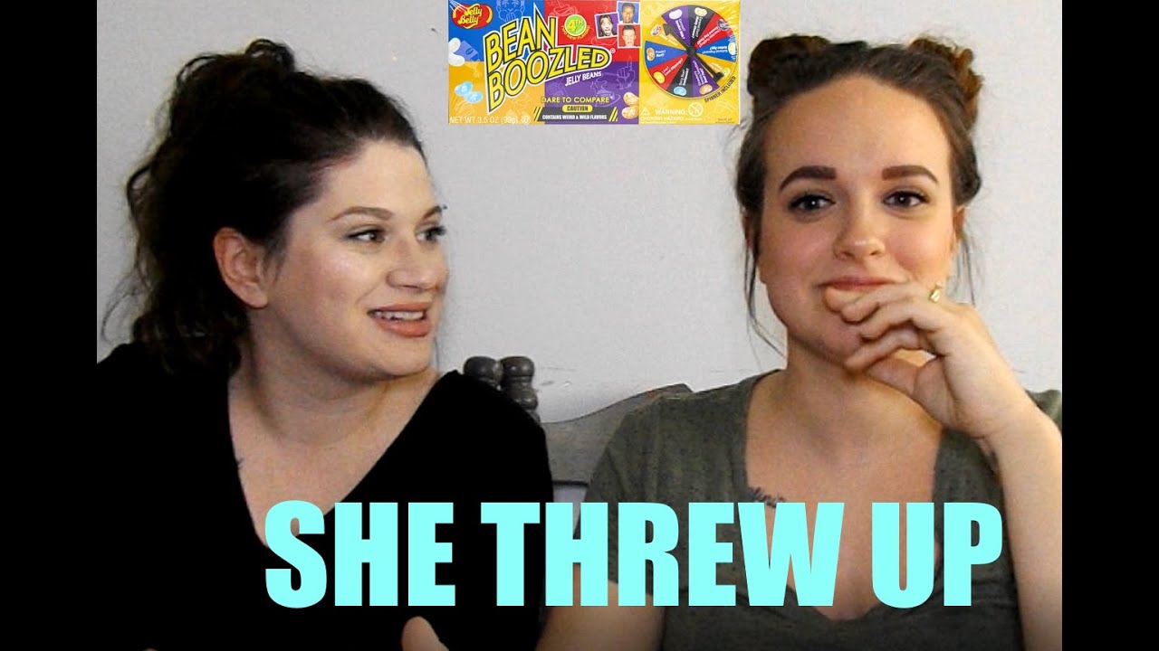 Bean Boozled Challenge SHE THROWS UP YouTube