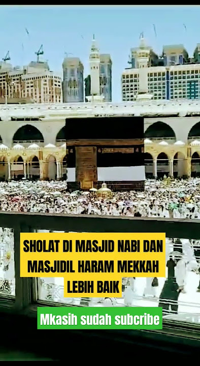 PRAYING AT THE PROPHET MOSQUE AND THE HARAM MOSQUE IN MEKKAH IS BETTER # SHORTS.
