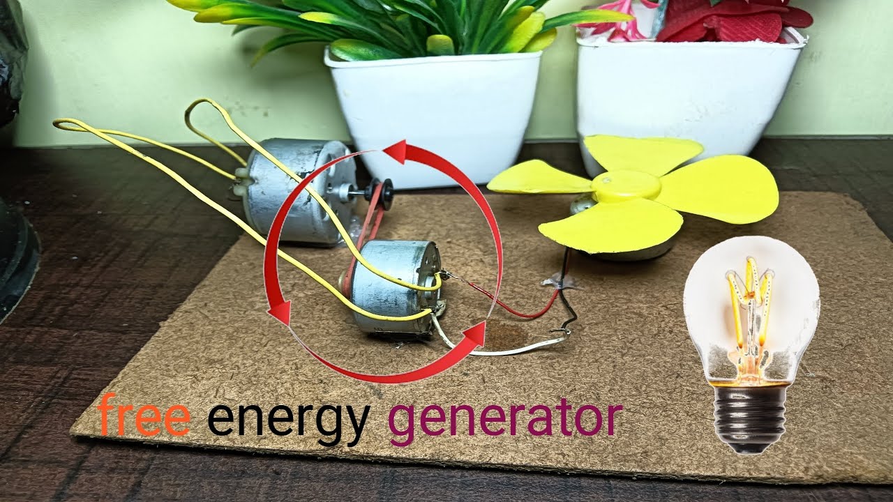 how to make free energy generator with DC motor|free energy| - YouTube
