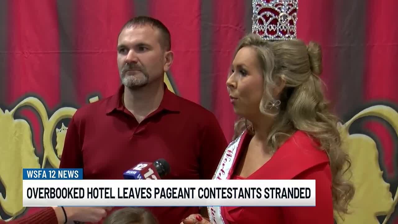 Overbooked hotel leaves pageant contestants stranded