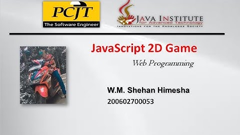 JavaScript 2D Game Video Submission