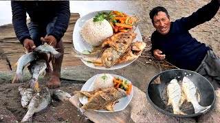 Un día de Pesca y Cocina con mi Papá. Vean lo que preparamos frente al mar