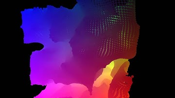 complex shape [kohonen map]  random input data