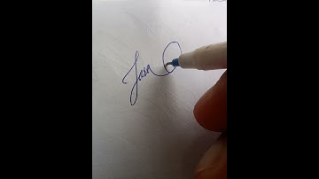 Learn special signatures using “Zara”🖋️#signature #handwriting #calligraphy #diy #design #shorts