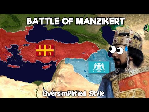 BATTLE OF MANZIKERT | OVERSIMPLIFIED STYLE | BYZANTINE SELJUK WARS