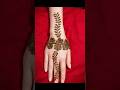 Easy Dubai Mehndi Design For Hands #mehndi #shorts #shortsfeed #ytshorts #viral