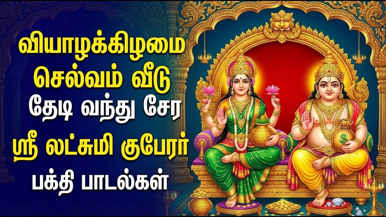 Friday Special Sri Lakshmi Kubera Potri & mantra | Powerful Lakshmi Kuberan Tamil Devotional Songs