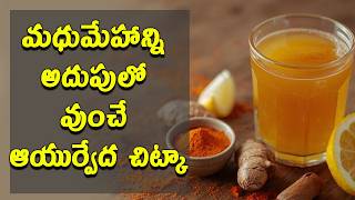 మధుమేహాన్ని అదుపులో వుంచే ఆయుర్వేద చిట్కా