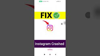 How to fix instagram crash problem | instagram not working #shorts #techinfo