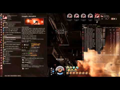 EVE Online: Smuggler Interception: Angel Cartel Blitz Level 4 vs Machariel