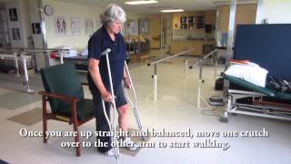 How to use Crutches -- Partial Weightbearing