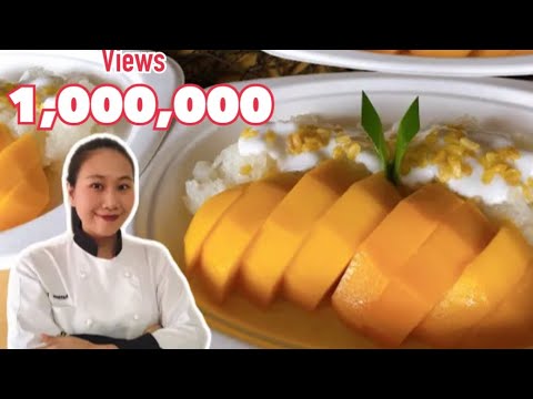 How To Make Thai Mango Sticky Rice - ThaiChef food