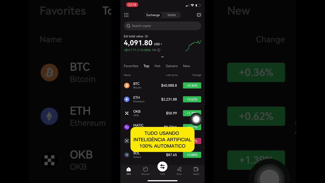 GANHE EM DÓLAR NO AUTOMÁTICO #binance #bitcoin #criptomoedas