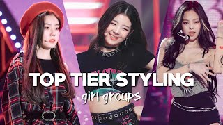 ranking my favorite styling eras of kpop girl groups