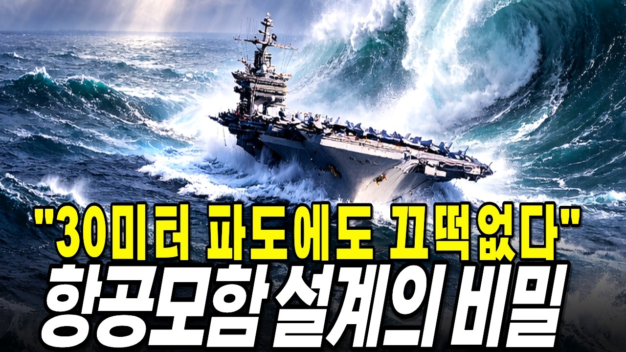 항공모함이 '절대 안 뒤집히는' 소름 돋는 이유