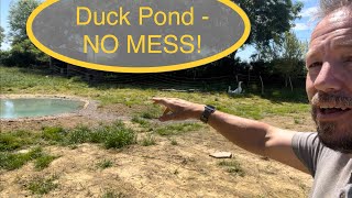 How to build a No Mess Duck Pond