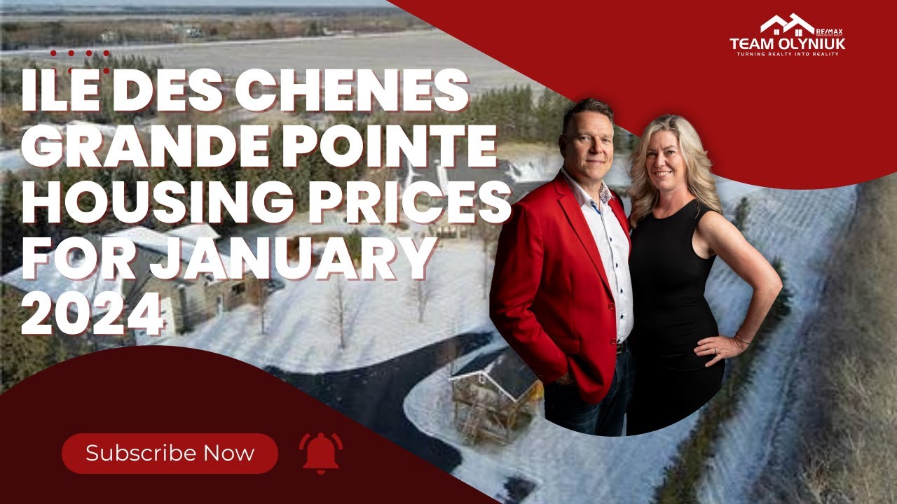 Monthly Real Estate Market Update for Ile Des Chenes and Grande Pointe