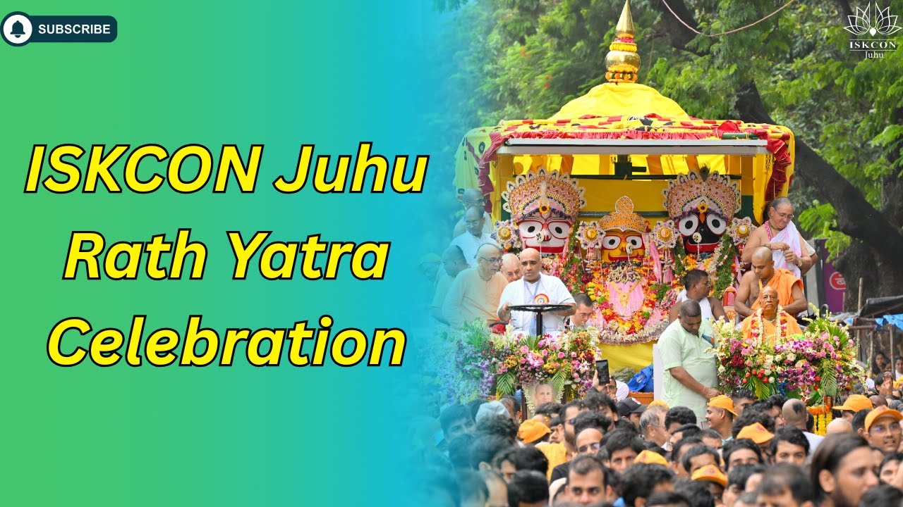 ISKCON Juhu Mumbai Rath Yatra Festival Celebration | 5th July 2025