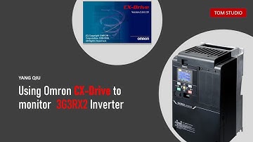 Use Omron CX Drive software to monitor 3G3RX2 Inverter