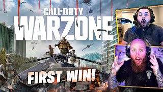 CALL OF DUTY WARZONE (INSANE FIRST WIN) FIRST LOOK W\/ COURAGEJD #COD_Partner