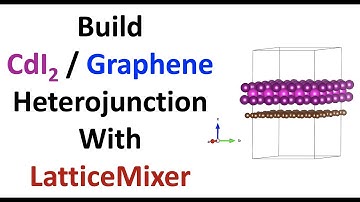 [No Mic] CdI2 / Graphene Heterojunctions with LatticeMixer