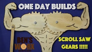 On this episode of Bens Worx i make a one day build....Well more like one afternoon build lol. i make some scroll saw cut gears and 