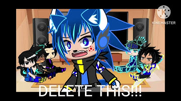 (SMG4 Reaction) Me and my friends react to Mario googles himself. #smg4 #gachaclub #gachareact