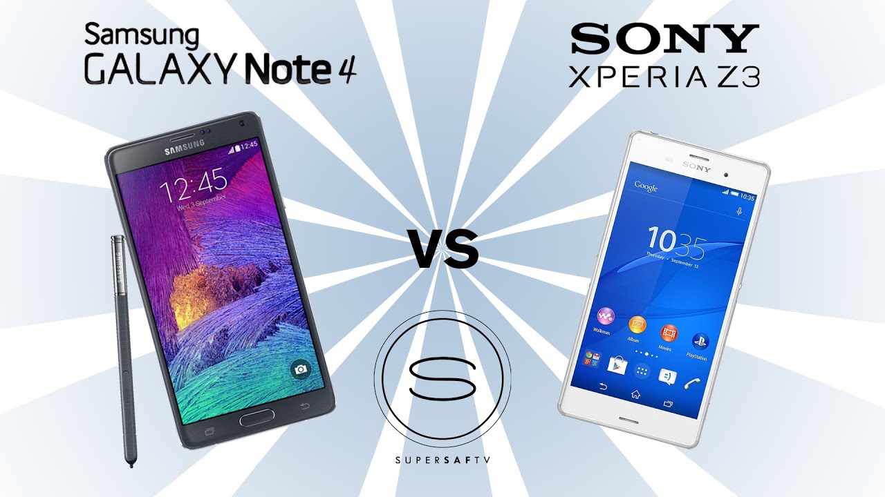 Samsung Galaxy Note 4 vs Sony Xperia Z3