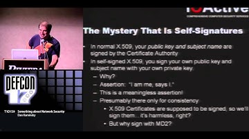 DEF CON 17 Hacking Conference Presentation By Dan Kaminsky - Something about Network Security -Video and Slides