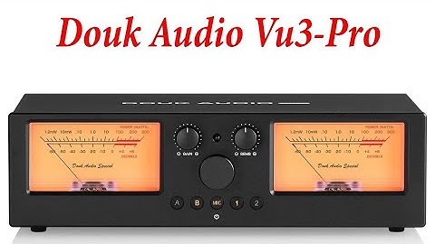 Amplifier/Speaker Selector Douk Audio Vu3 Pro