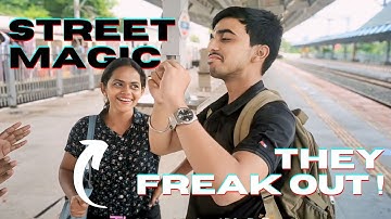 Real life HARRY POTTER caught on Camera | SahilPawarMagic | Street Magic