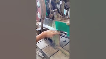 restoration full power saw machine modified and colouring. #iti #fitter #power #sawmill #cutting #on