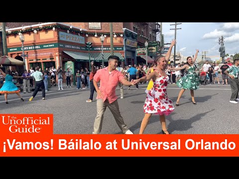 Vamos Báilalo Dance Show At Universal Studios Florida 4K 
