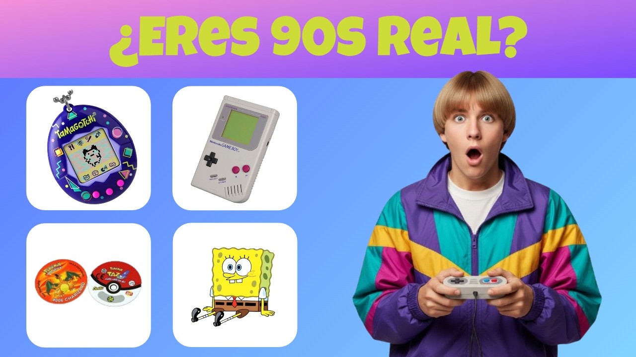 ¿Eres un auténtico niño de los 90? (SOLO EL 1% ACIERTA TODO)