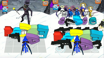 Merge Master Alphabet Lore Rainbow Merge Fight Part 3 ⭐⭐⭐ Unlock All ABSCE...UVWXYZ