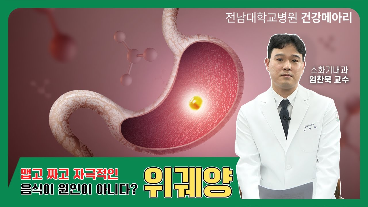 맵고 짜고 자극적인 음식이 위궤양의 원인이 아니다? l 소화기내과 l 화순전남대학교병원 임찬묵 교수