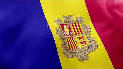 Andorra HD Looped Flag