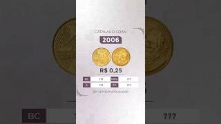Moeda de 25 centavos 2006 Valor em 2026